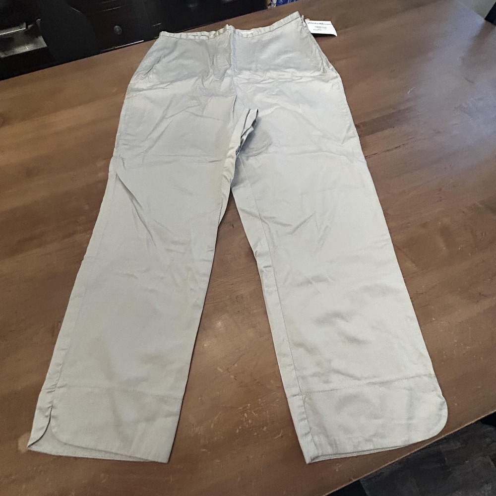 Eddie Bauer Pants Womens 16 Stretch Side Zip Casual Straight Leg